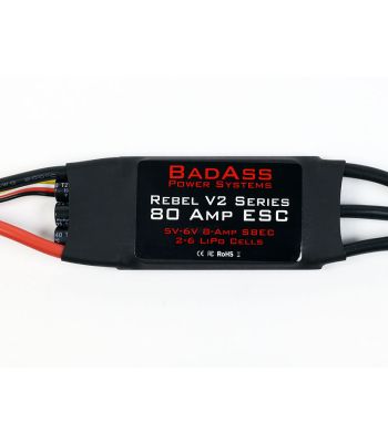 BadAss  Rebel V2 Series Brushless ESC,  80A