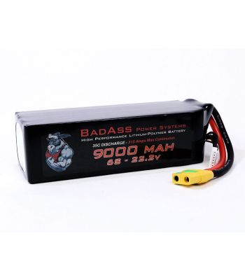 BadAss 9000mah 6S LiPo Battery