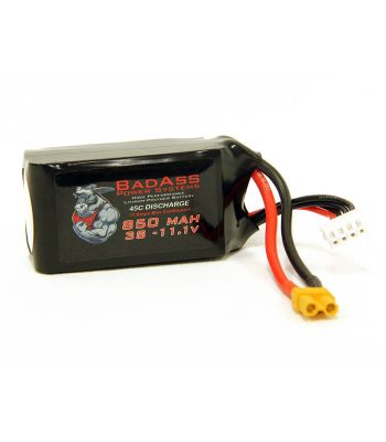 BadAss 45C  850mah 3S LiPo Battery