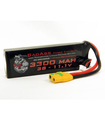 BadAss 45C 3300mah 3S LiPo Battery