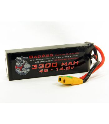 BadAss 45C 3300mah 4S LiPo Battery