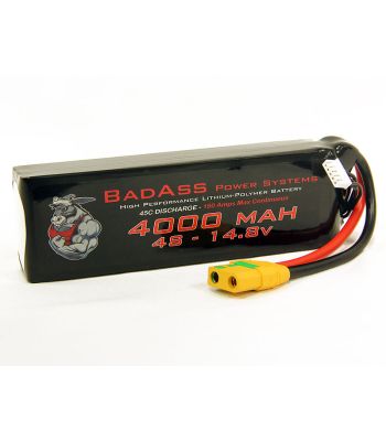BadAss 45C 4000mah 4S LiPo Battery