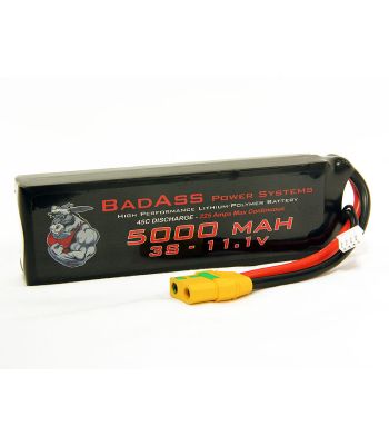 BadAss 45C 5000mah 3S LiPo Battery