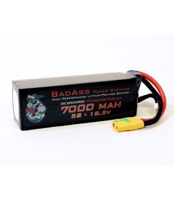BadAss 45C 7000mah 5S LiPo Battery