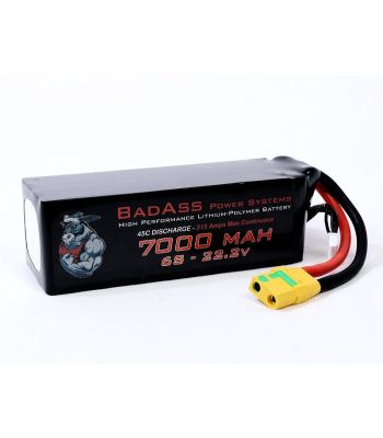 BadAss 45C 7000mah 6S LiPo Battery