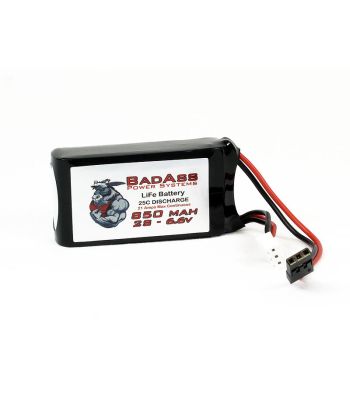 BadAss 25C  850mah 2S LiFe Battery