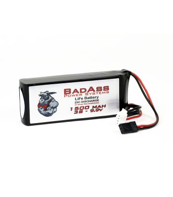 BadAss 25C 1500mah 3S LiFe Battery