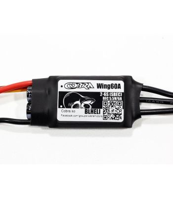 Cobra  60A FPV Wing ESC with 6A Switching BEC