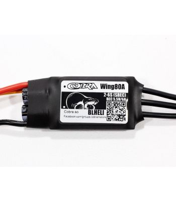 Cobra  80A FPV Wing ESC with 6A Switching BEC
