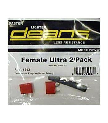 Deans  Ultra Connector - Female 2 Pack