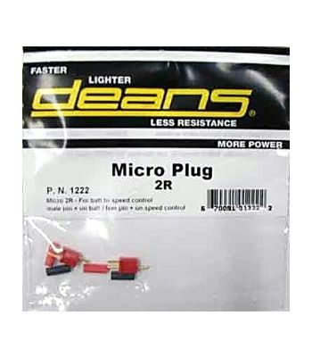 Deans Micro Polarized Pair - Red