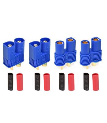 EC3-S Connector Set, 2 Male & 2 Female, With Solder Cups