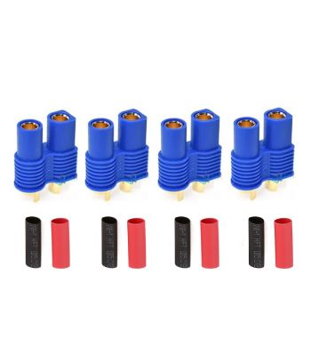 EC3-S Connector Set, 4 Female, With Solder Cups