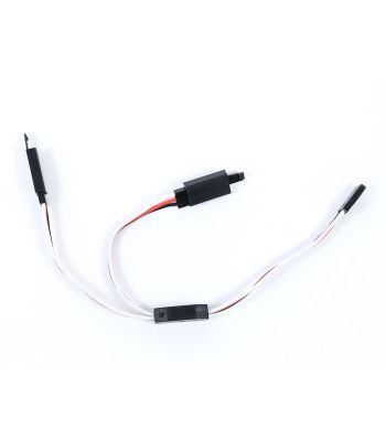 Safety Clip Servo Y-Harness with Futaba Connectors, 22ga  6 inch