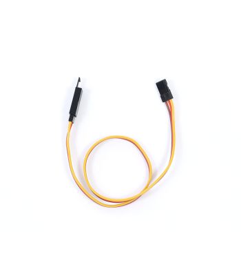 Safety Clip Servo Extension with JR/Hitec Connectors, 22ga 12 inch