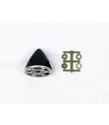 Plastic Spinner with Aluminum Backplate, 38mm (1-1/2