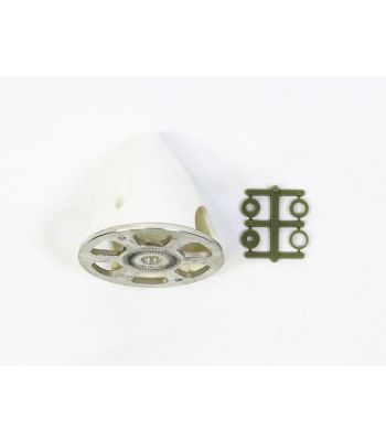 Plastic Spinner with Aluminum Backplate, 57mm (2-1/4