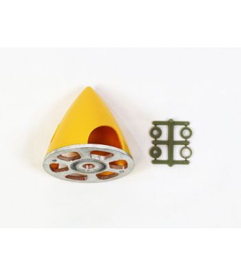Plastic Spinner with Aluminum Backplate, 57mm (2-1/4