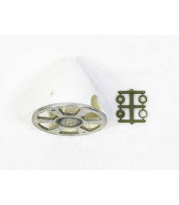 Plastic Spinner with Aluminum Backplate, 63mm (2-1/2