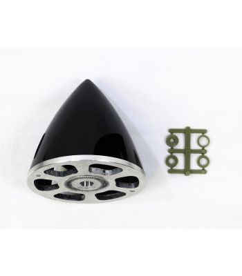 Plastic Spinner with Aluminum Backplate, 70mm (2-3/4