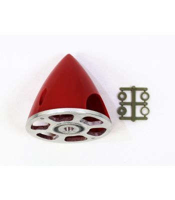 Plastic Spinner with Aluminum Backplate, 70mm (2-3/4