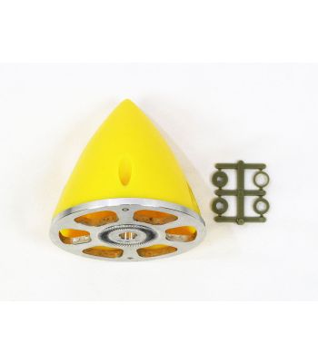 Plastic Spinner with Aluminum Backplate, 70mm (2-3/4
