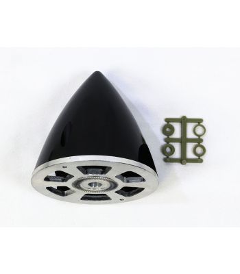 Plastic Spinner with Aluminum Backplate, 75mm (3