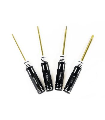 Innov8tive Designs Hand Tools, 4-Piece Flat Screwdriver Set