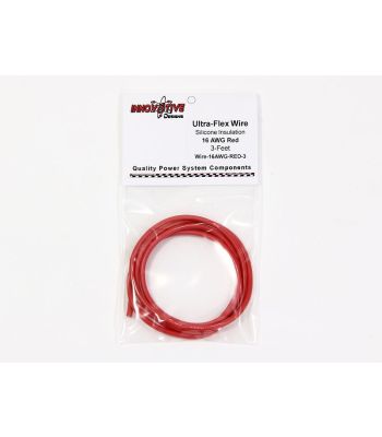 Ultra-Flex Wire - 16awg, Red, 3-feet