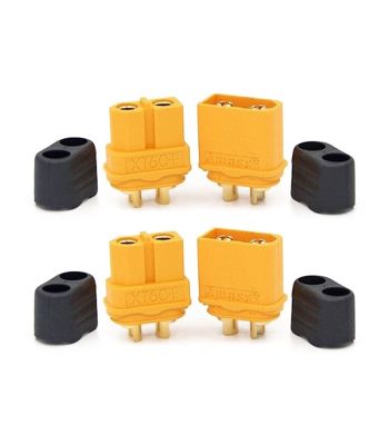 Amass XT60 Connector Set - 2 Male and  2 Female
